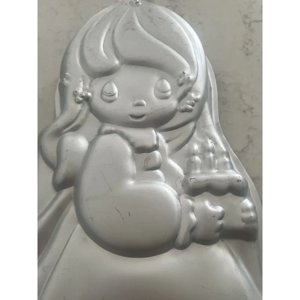 1993 Precious Moments Wilton Cake Pan Mold 2105-9365 Vintage 16.5” Birthday